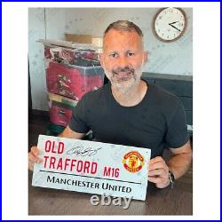 Ryan Giggs Signed Manchester United Street Sign