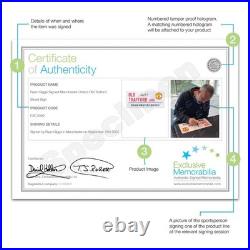 Ryan Giggs Signed Manchester United Street Sign. Framed