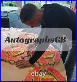 Ryan Giggs Signed Wooden Manchester United Wooden Plaque