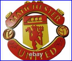 Ryan Giggs Signed Wooden Manchester United Wooden Plaque