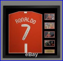 SIGNED CRISTIANO RONALDO Champions League 2008 MANCHESTER UNITED Shirt £349