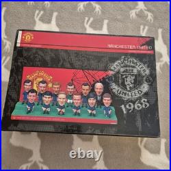 SIGNED Manchester United 1968 European Cup Corinthian Prostars Team Pack