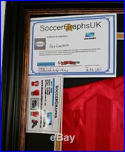 SPECIAL Eric Cantona of Manchester United Signed Shirt with Certificate