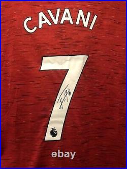 Sale! Signed Edinson Cavani Manchester United Shirt