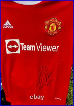 Scott McTominay signed Manchester United Shirt inc photo proof