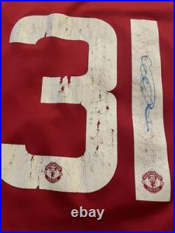 Sebastian Schweinsteiger Signed Manchester United shirt. (L)