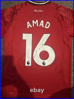 Signed Amad Diallo Manchester United Home Shirt 2025/26