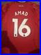 Signed Amad Diallo Manchester United Home Shirt 2025/26