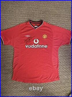 Signed And Framed David Beckham Manchester United Shirt