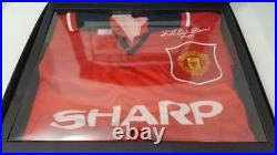 Signed And Framed Eric Cantona FA Cup Final 1996 Shirt Manchester United