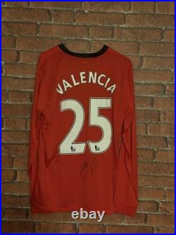 Signed Antonio Valencia Autographed Manchester United 2009/10 WithCOA See Proof
