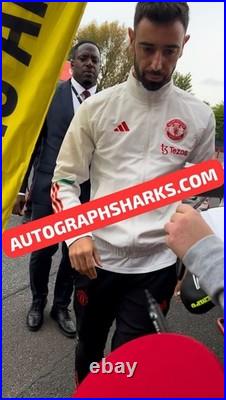 Signed Bruno Fernandes Manchester United L/S Autographed Shirt WithCOA See PROOF