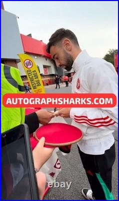 Signed Bruno Fernandes Manchester United L/S Autographed Shirt WithCOA See PROOF