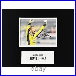 Signed David De Gea Photo Display 10x8 Manchester United Icon +COA