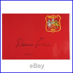 Signed Denis Law Man Utd 1963 Cup Final Shirt Manchester United PROOF and COA