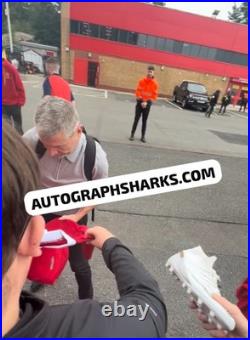 Signed Dennis Irwin Manchester United 1999 Autographed Shirt With COA & Proof