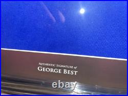Signed Framed George Best Manchester United 1968 Away Shirt Northern Ireland Signed Framed George Best Manchester United 1968 Away Shirt Northern Ireland