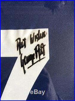 Signed Framed Manchester United Retro Shirt Number Signed George Best 1968 COA
