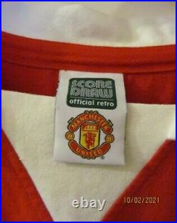 Signed George Best Manchester United Shirt. Size Med unworn. More photos added