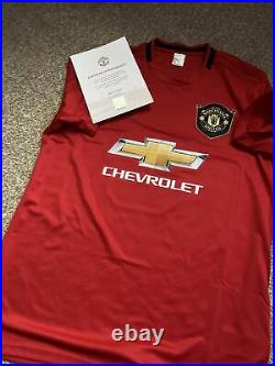Signed HARRY MAGUIRE Manchester United Shirt OFFICIAL COA Man Utd Autograph RARE