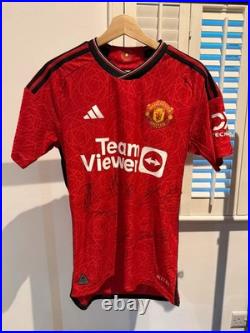 Signed Manchester United 2023/24 Home Shirt