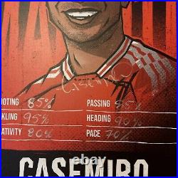 Signed Manchester United Casemiro Fantasy Card 23-24 Season