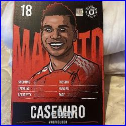 Signed Manchester United Casemiro Fantasy Card 23-24 Season