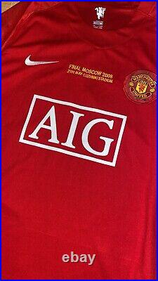 Signed Manchester United Darren Fletcher shirt