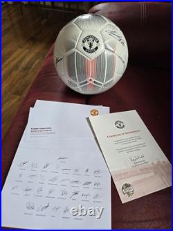 Signed Manchester United Football