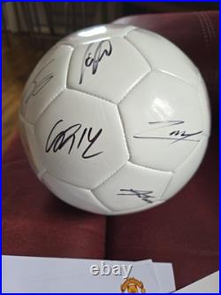 Signed Manchester United Football