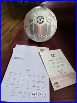 Signed Manchester United Football