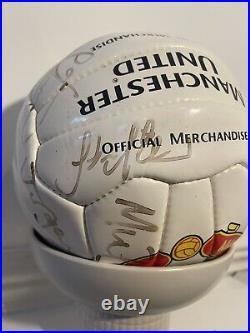 Signed Manchester United Football Ball 1998 Alex Ferguson And Whole Squad