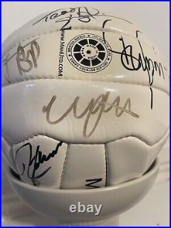 Signed Manchester United Football Ball 1998 Alex Ferguson And Whole Squad