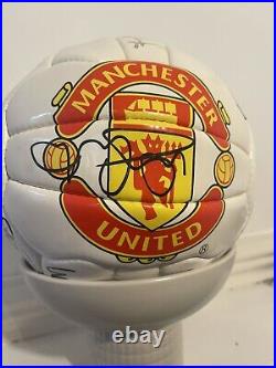 Signed Manchester United Football Ball 1998 Alex Ferguson And Whole Squad