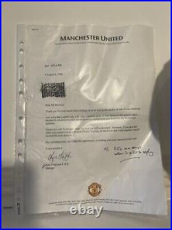 Signed Manchester United Football Ball 1998 Alex Ferguson And Whole Squad