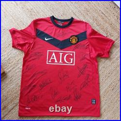 Signed Manchester United Home Shirt 09/10