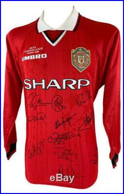 Signed Manchester United Jersey Champions League Winners Shirt 1999 +COA