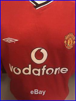 Signed Manchester United Retro Home Shirt By George Best