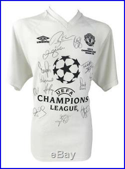 Signed Manchester United Shirt Champions League Winners 1999 + Certificate