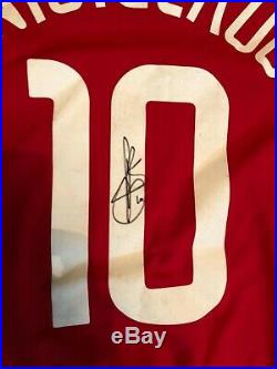 Signed Manchester United Shirt Van Nistelrooys top from his last game