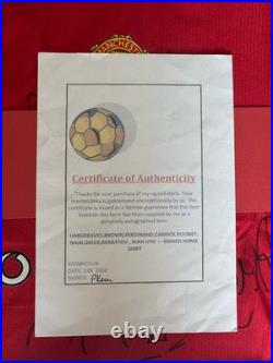 Signed Manchester United Shirt With Memorabilia Booklet