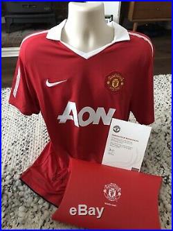 Signed Manchester United shirt 2011/2012 with certificate Paul Scholes