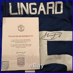 Signed Manchester United shirt 2016/2017 Europa League winners Jesse Lingard