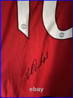 Signed Marcus Rashford Manchester United Autographed Shirt With COA See PROOF