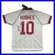 Signed Mark HUGHES Manchester United Retro Away Football Shirt With Proof/COA