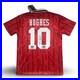 Signed Mark HUGHES Manchester United Retro Football Shirt With Proof/COA