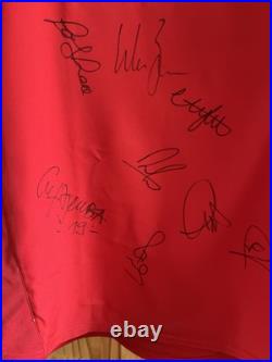 Signed Original Authentic 2002 Manchester United Football Shirt Red Signed Original Authentic 2002 Manchester United Football Shirt Red