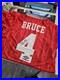 Signed Retro Manchester United 1992 94 Home Shirt Signed by Steve Bruce + COA