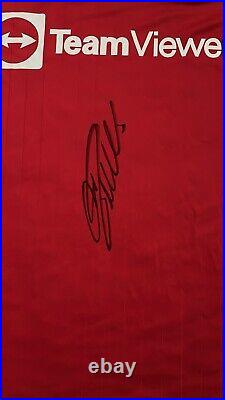 Signed Ronaldo Manchester United Shirt 21/22