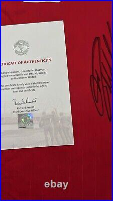 Signed Ronaldo Manchester United Shirt 21/22